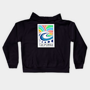 California waves Kids Hoodie